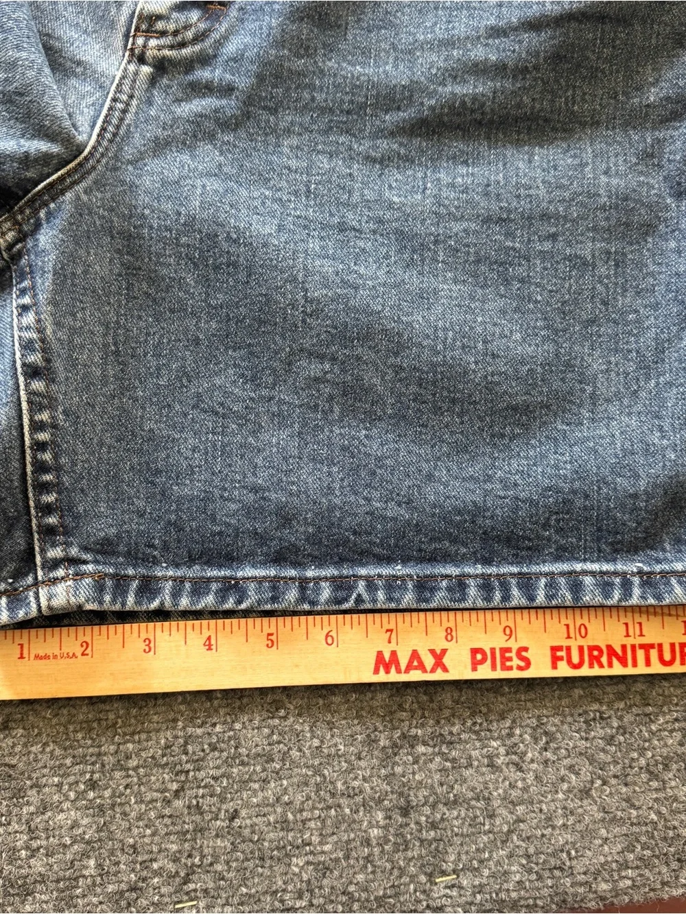 Vintage 90s Lee High Rise Denim Jorts Made USA Relaxed Shorts 16
